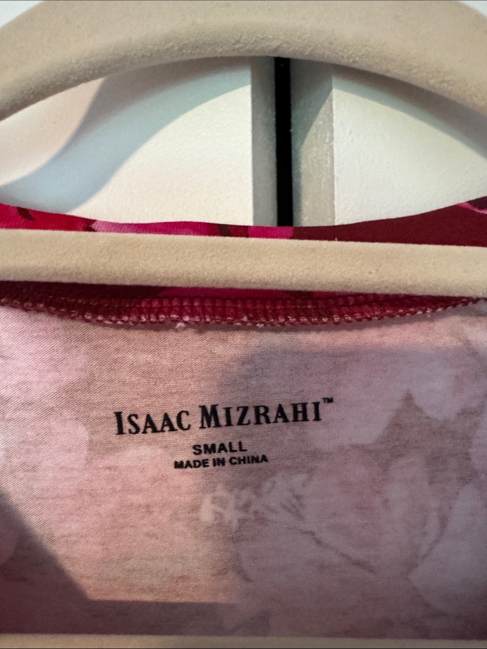 NWT Isaac Mizrahi Floral Short-Sleeve Sheath Dress in Fuchsia Pink - Picture 3 of 8